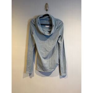 We The Free Cowl Neck Long Sleeve Top L – Light Blue